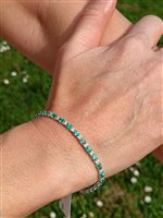 Vicenza - Piazzetta Palladio 2 - Armband Crivelli SMERALDO in Weißgold Smeraldo 5.20 Ct 421-BR-OV-4-3 - 421-BR-OV-4-3